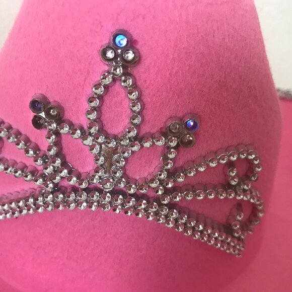 Girls Pink Princess Light up Cowboy Hat - Picture 9 of 11